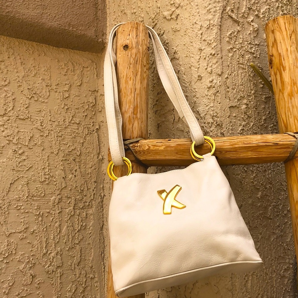 *Paloma Picasso* Small Ivory Kiss Bag